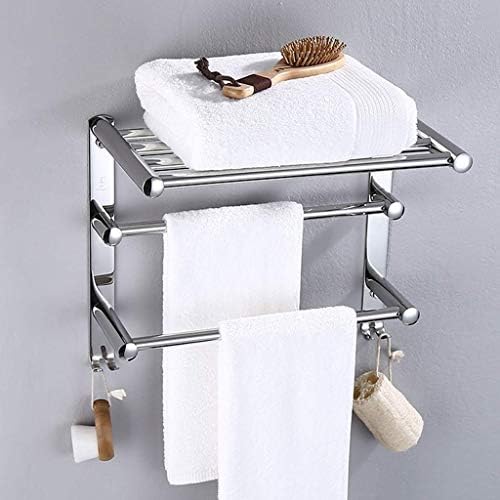 ERDDCBB Troslojnik stalak za ručnik za kupatilo, nehrđajući stee WC viseći šipka zidna nosača za pohranu Organizator Organizator Organizator