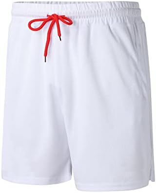 Beuu Muške sportske kratke hlače Ljetna elastična struka za struku Trčanje znojne kratke hlače Atletski vježbanje Ležerne ploče