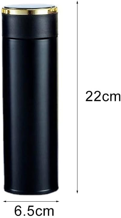 AMABEASB HIGHBALL STAMPE Termos boca Smart LED digitalni temperaturni prikaz od nehrđajućeg čelika Termos Vodena boca Inteligentna izolacijska čašica 500ml