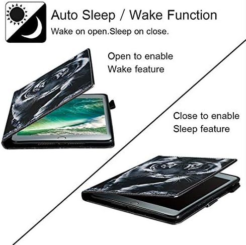 Satsulsese Diseles PU kožni flip magnet novčanike za pričvrsne kartice Automatsko buđenje / Sleep Case Cover za Fire HD 8