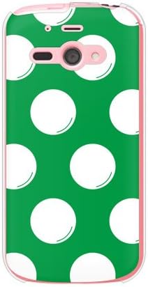 Druga koža Dot Fly Green X White / za AQUOS telefon SS 205SH / Softbank SSH205-PCCL-201-Y213