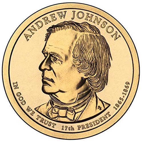 2011 D Pozicija A BU Andrew Johnson Predsjednički dolar Nepriručeno američko metvica