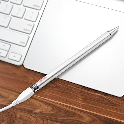 Boxwave Stylus olovka Kompatibilan je s Asus Vivobook Flip 12 TP203na - Accupoint Active Stylus, Elektronski stylus sa ultra finim vrhom - Metalno srebro