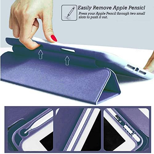 Billionn Case kompatibilan sa iPadom 10. generacijom 2022 10,9 inča, pametna futrola sa držačem olovke, automatsko spavanje / buđenje, prekrivač trifolija, lavanda