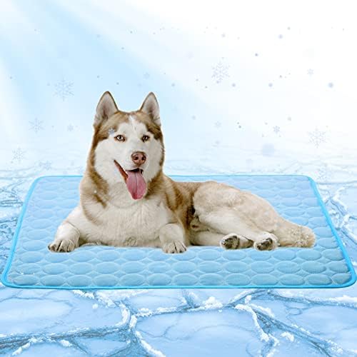 Pas za hlađenje pasa - PET hlađenje jastučići za samo hlađenje prostirke vodootporne dne pokrivač za krevet za kugle za pse mačke na životinjskom podovu Jastuk za spavanje na ledu ...