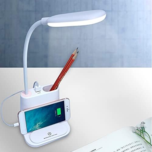 Dloett USB punjiva stolna lampica dodir zatamnjenja za dizanje Olovka za čitanje olovkom za čitanje kreveta Noćni boravak dnevni boravak