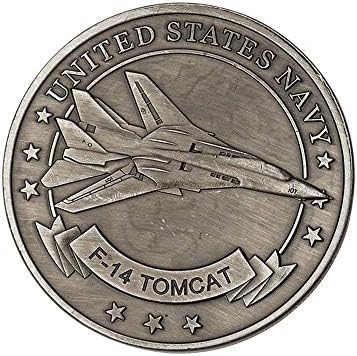 Američka vojska Militaria Mornar F-14 Tomcat Fighting Fighter CommerAtive Challenge Coin