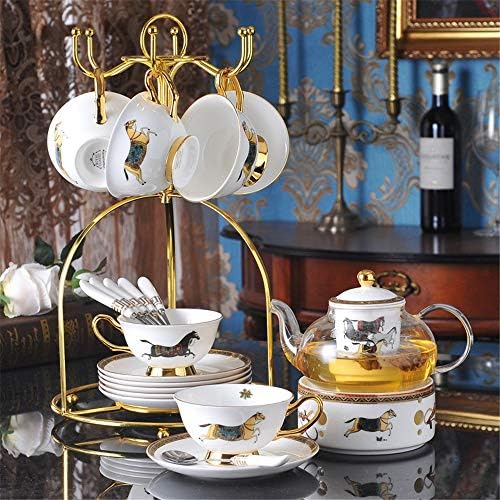 Čaj Europski keramički stakleni cvijet čamilica Set za grijanje svijeće Osnovni čajnik sa filterom Početna Keramički čaj poklon