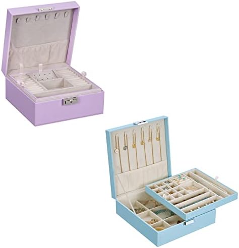 Bewishome nakit za djevojke, nakit Organizator Organizator Kutija Idealni pokloni za žene Dame, djevojke Slučaj za skladištenje nakita