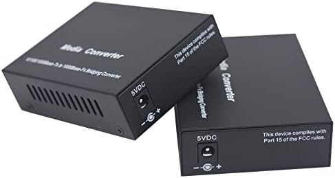Par 1.25 G BiDi Gigabit Multi-Mode LC Fiber to Ethernet Media Converter, sa 2kom Dual SFP primopredajnik modul, 1310nm, MMF, RJ45 na SFP Slot do 2km.
