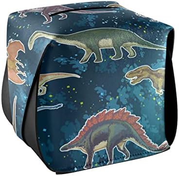 Dinosaurusi crtani tkivni kutija pokrivač pravokutnog kožnog tkivnog tkiva Držač s ručkom dozom na licu za automobil za kupatilo za