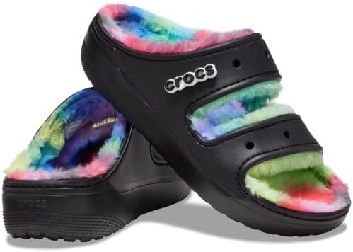 Crocs Unisex-Klasične Cozzzy Sandale Na Platformi Za Odrasle / Fuzzy Papuče Tobogan