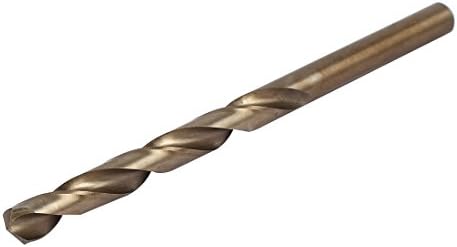 Aexit 7mm prečnik držača alata 110mm dužina M35 HSS kobaltna okrugla bušilica 2 - fluta Twist burgija Model:50as66qo204