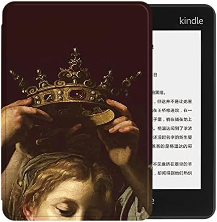 Futrola sigurna za vodu za 6,8 Kindle Paperwhite 2021 - PU kožna pametna navlaka sa automatskim buđenjem / Sleep - odgovara Kindle Paperwhite , Kraljičina kruna