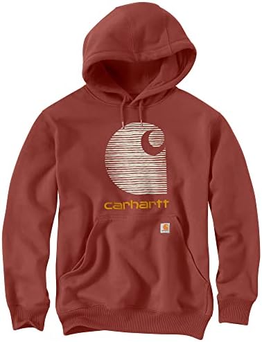 Carhartt muški defender za kišu labavi FIT WIDWEEGHT C logo Grafički dukseri