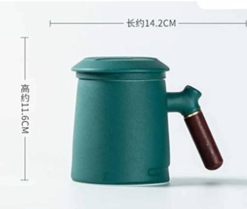 Xwozydr keramički filter integrisana čajna čaša ručno rađena keramička krigla sa kancelarijom poklopcem Kućni pribor