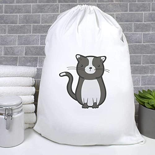 Azeeda' crna & amp; Bijela mačka ' torba za veš/pranje/čuvanje