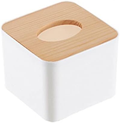 Ylyajy Solid drvca sa salvetom SQUORE Oblik drvena plastična kutija za kutiju kućišta Kuhinjski papir za odlaganje kućišta za odlaganje