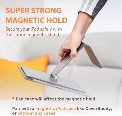 Carbon Coverbuddy Magnetic iPad Pro 12.9 Slučaj sa aluminijskim magnetskim iPad Pro 12.9 stalk magmount za ipad