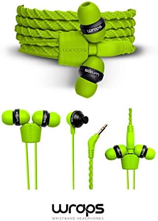 Omoti za nošenje pletenica za ručne ručnepove za slušalice, klasično zeleno