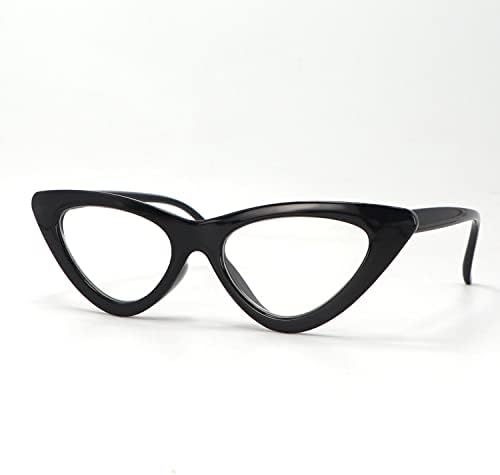Naočale za čitanje za žene za žene Plavo svjetlo Blokiranje vintage mačke očiju uskih čitačih naočala