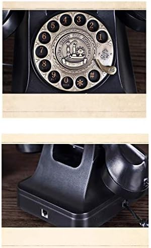 SXNBH retro vintage telefonske biranje antikne telefone stolni fiksni telefon sa mjesec / za uredski kućni dekor dnevne sobe, prekrasan