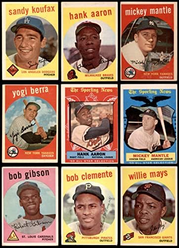 1959. TOPPS Baseball Complete Set GD +