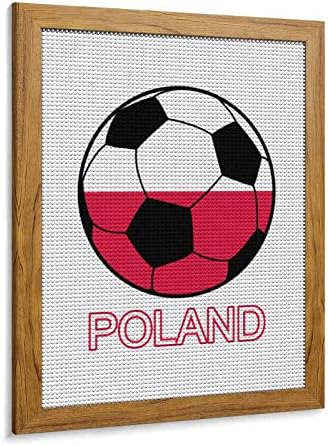 Poljska Soccer Diamond Art Painting okrugli komplet za punu bušilicu slike Artwork za zidni Kućni dnevni boravak dekoracija sa okvirom