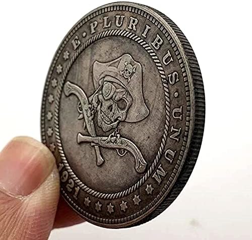 1921. lutajuće kovanice gusarski snajperski mesinga stara srebrna medalja kolekcija kovanica bakrenih srebrnih čarobnih kovanica igraju kovanice