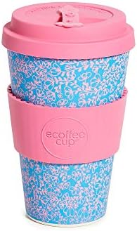 ShopBop @Home 14oz za ponovni kafu, MINCOSO Dolce, cvjetni, plavi, ružičasti, jedna veličina