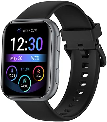 Touchelex Smart Watch 1.75-inčni HD ekran za Android telefone i iOS kompatibilni iPhone Samsung Muškarci Žene Kisegen Monitor za otkucaje srca 3atm vodootporan SmartWatch fitness tracker