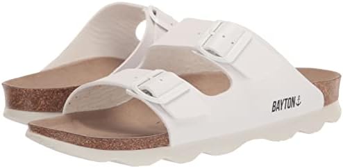 BAYTON ženske sandale s dvostrukim remenom, Bijela, 9