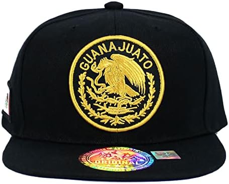 Meksički šešir Meksiko Državni savezni logotip izvezeni snapback ravni bajbol kapa