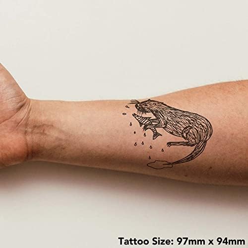 Azeeda Veliki 'vidter sa ribom' privremenom tetovaže