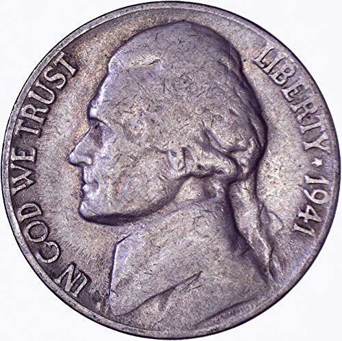 1941. Jefferson Nickel 5c vrlo dobro