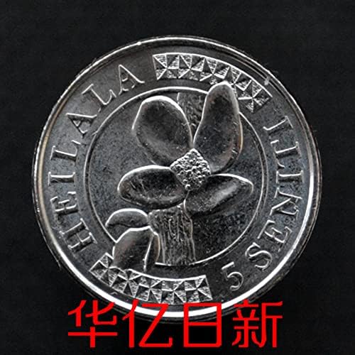 Tonga Coins 5 bodova 2015 postrojenjeni okeanski strani novčići 17mm