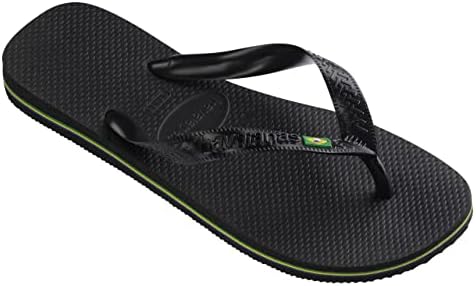 Havaianas muške tanke brazilske japanke - muške ljetne sandale-Crne, 9-10