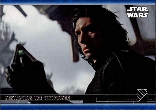 2020 TOPPS Star Wars Raspon Skywalker Series 2 Blue 53 Uništavanje putne kartice Kylo Ren Trading