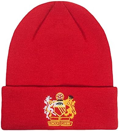 Navijački originali Beanie Bobble Hat Manchester Crest u United Colors