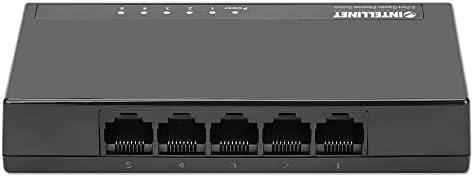 Intellettet 5 Port Gigabit Ethernet prekidač - 10/100 / 1000 Mbps - Računala Internet umrežavanje Splitter Lan Hub Router - Unvenared