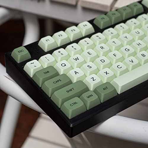mintcaps Matcha zeleni PBT Keycaps Set 126 tastera XDA profil slatke Keycaps prilagođene tastature za sublimaciju boje za 60% 65% 70% 75% Cherry Gateron MX prebacuje mehaničke tastature