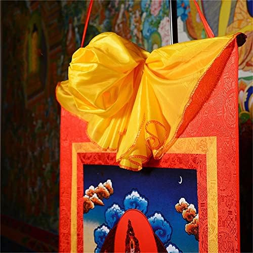 Gandhanra Tibetanska Thangka zidna viseća, pet oblika Manjusrija,budistička slika Thangka,brokat Thangka,tapiserija bude sa svitkom,