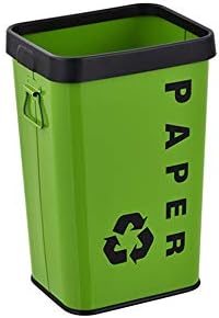 Sshhi kanta za smeće,pravougaonik bez poklopca klasifikacija smeća zaštita životne sredine Metalni materijal korpa za otpatke pogodna