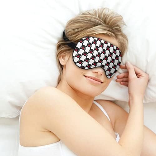 Penguin uzorak za spavanje maska ​​za oči Soft Funny Shade oka slijepa naboru za spavanje za putovanja