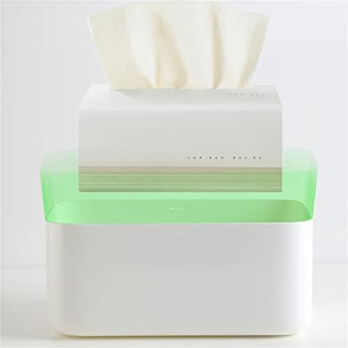 LSDJGDDE Creative kutija za tkivo salveta sa noćnim laganim domaćinstvom uklonjivim tkivom kutije za odlaganje kutije za pohranu stola