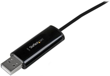 Starch.com 2 priključak USB tipkovnice kabela za tipku za prenos datoteka za PC i MAC® - USB kabel prenosa datoteka - Dual Port USB KM prekidač crni