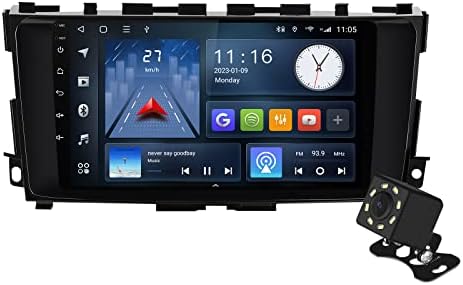 Aumume 9 inča Android 10 dvostruki Din Auto Stereo za Nissan Altima 2014-2018 IPS ekran osetljiv na dodir auto Radio sa Carplay & Android Auto podrška rezervna kamera GPS Navi FM BT