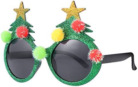 Amosfun božićne naočale naočale inovativne plastične kostime naočale za Božić