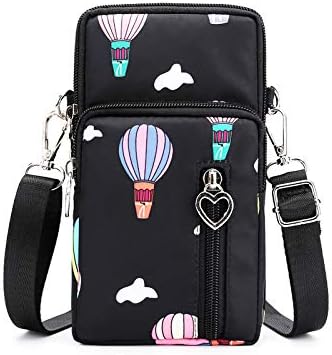 Balon mobilni telefon Crossbody torba torbica za novčanik torbica za ramena slatke torbe trake za trčanje za iPhone 13, 12 Mini, 14