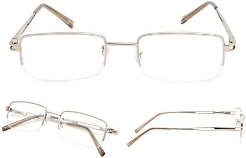 Naočale za čitanje 4 Pakov Polu-obruč uključuju čitatelje sunca